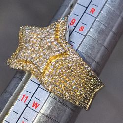 14k Natural Diamonds 4.5 Carats Custom Ring 