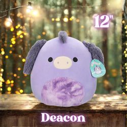 NWT Squishmallows Deacon the Donkey 12"