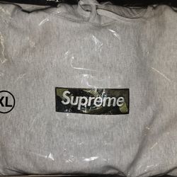 Supreme Box Logo Hoodie FW23 "Ash Grey Camo" Size Xlarge $300