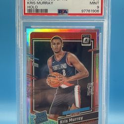 Kris Murray 2023 Donruss OPTIC HOLO RC #213 PSA 10 GEM MT Trailblazers