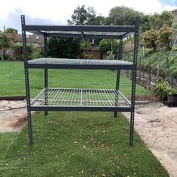 ULINE WIDE STORAGE RACK/ SHELVES 