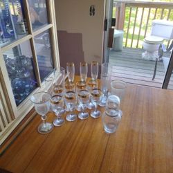 Glass Drinking Set