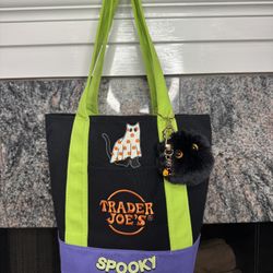 Trader Joes Mini Tote Bag, Halloween, Designer 