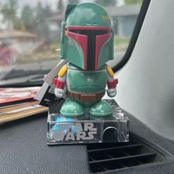 Star Wars Candy Dispenser With Candy In It