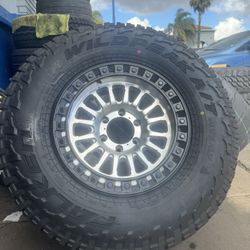 KMC KM552 IMS WHEEL AND TIRE PACKAGE AVAILABLE WITH 285/70R17 FALKEN OR BFGOODRICH ALL TERRAIN 2200$