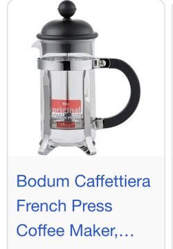 New Bodum French Press