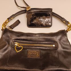 Authentic Coach Purse And Skinny ID Case