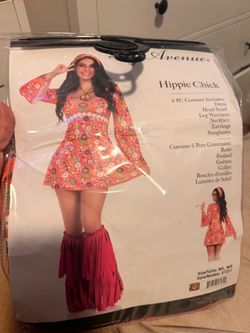 New Hippie chick costume large