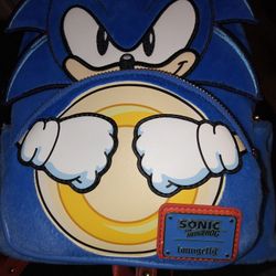 Loungefly Sonic Bookbag And The Beauty And The Beast Pursebackpack
