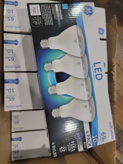 GE LED 65W BR30 Soft White Flood Lights
