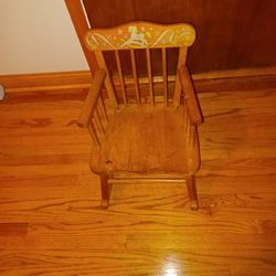 Antique Child's Rocking Chair 