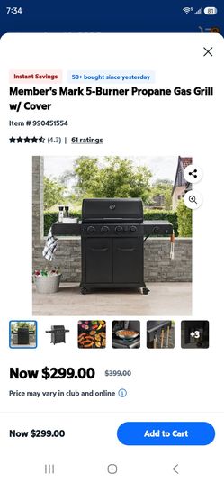 Brand NEW Member's Mark 5 Burner Gas Grill