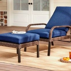 New Tuscany Ridge Chaise Lounge with OTOMAN