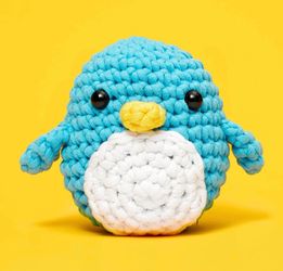 Woobles Pierre the Penguin Crochet Kit w/ crochet accessories
