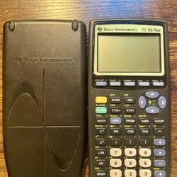 Ti-83 Plus Scientific Calculator 