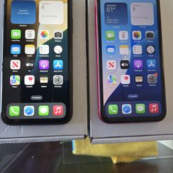 Unlocked IPhone XR - 64GB - Red Or Black - $220 Each - FREE SERVICE 
