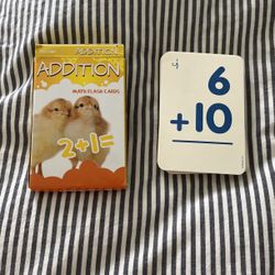 Addition Flash cards