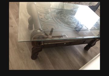 Coffe Table Glass Top