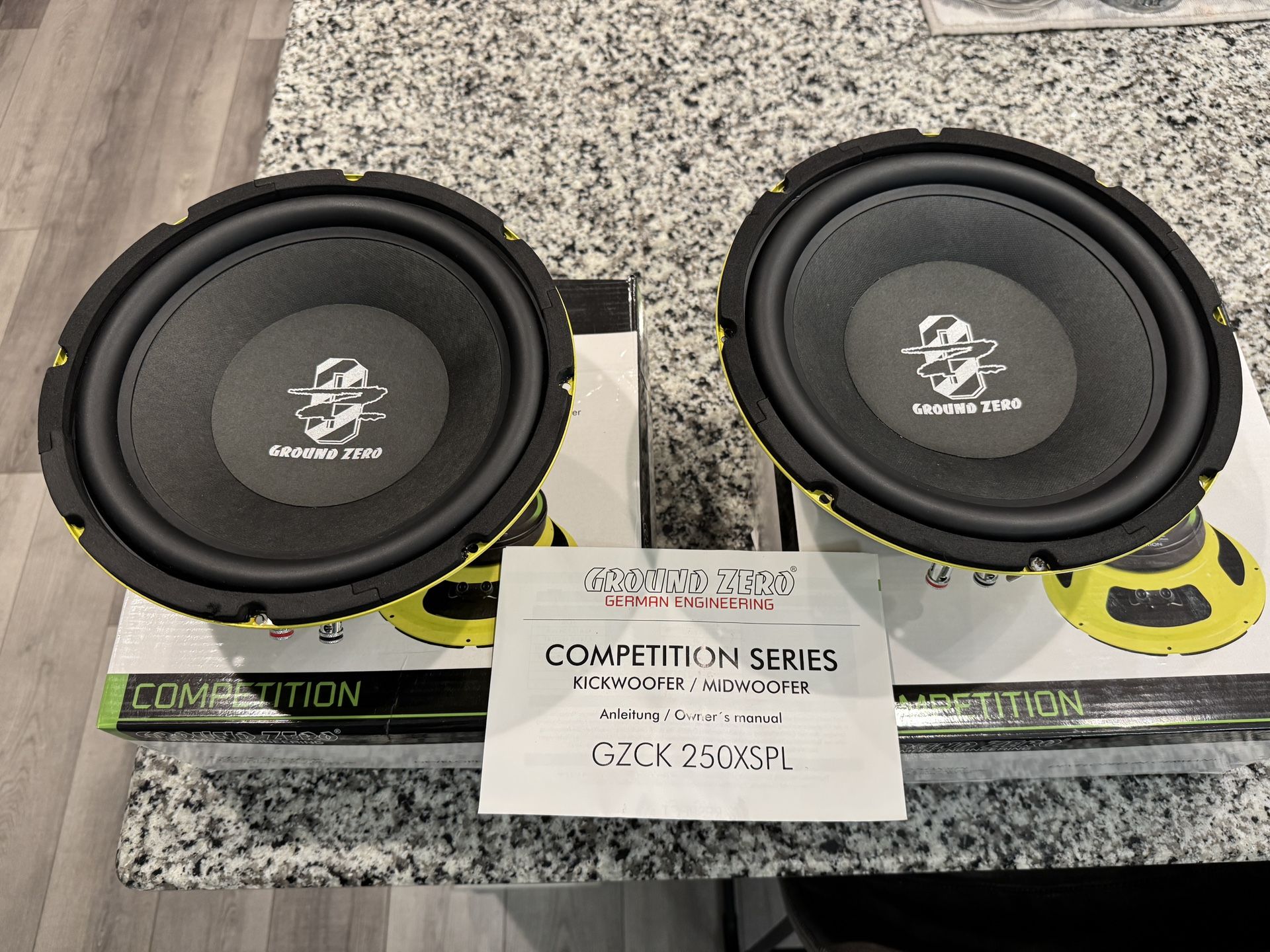 Ground Zero 10 Yellow Baskets GZCK 250XSPL