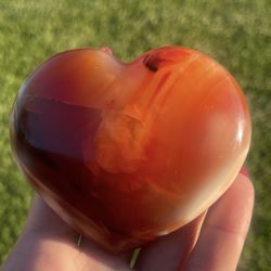 Carnelian Heart crystal
