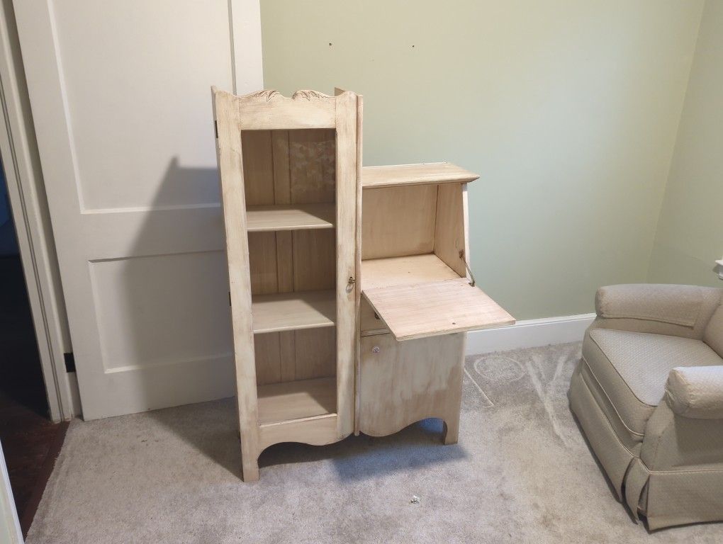 Antique cabinet desk