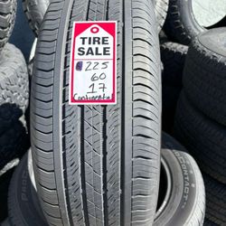 225-60-17 Continental Procontact Full Used Tire Set $240 Free Mounting And Balancing 