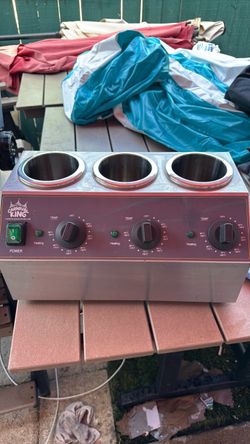 Carnival king triple 32.oz sauce & topping bottle warmer 600w/120v