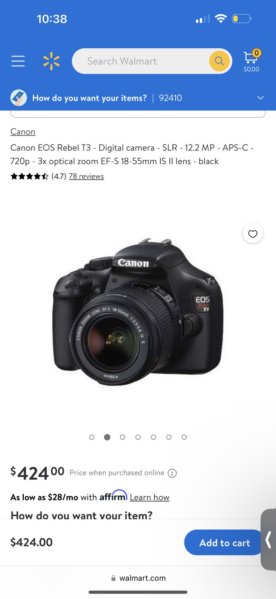 Canon EOS REBEL T3