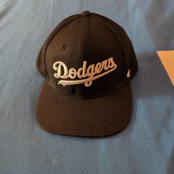 LA Dodgers Black Snapback 