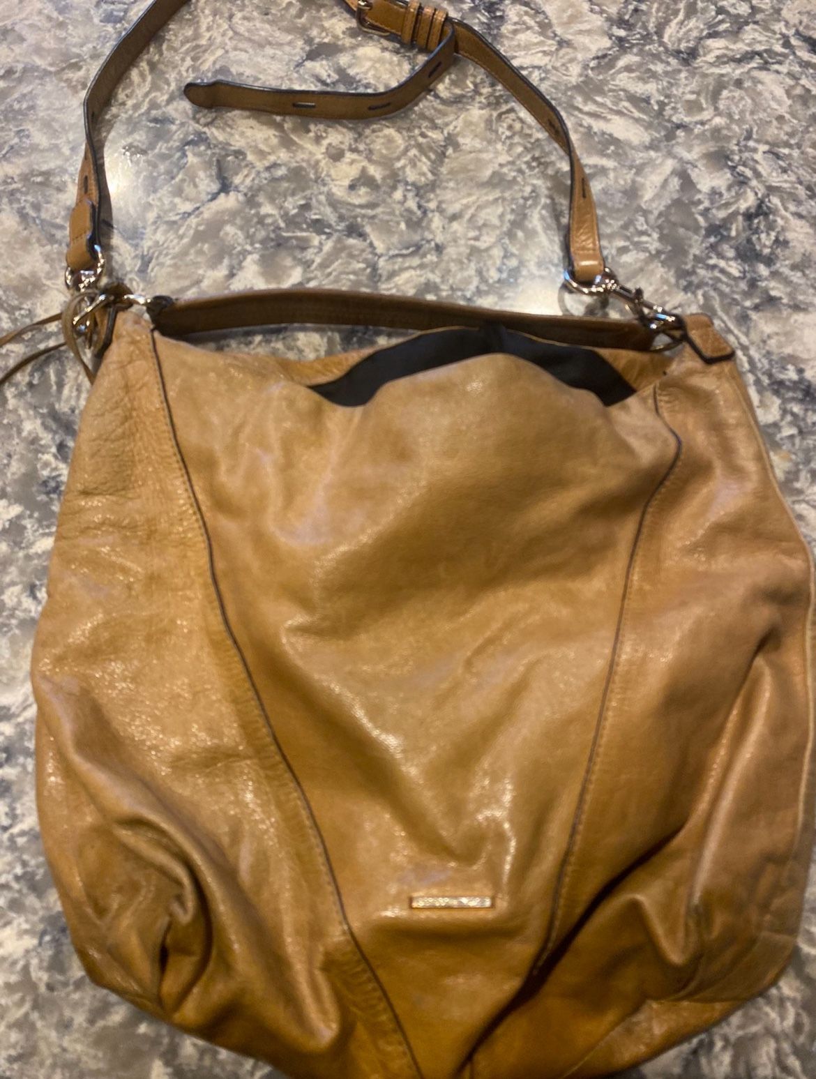 Rebecca Minkoff Shoulder Moto Tassels Leather Hobo Bag β Used