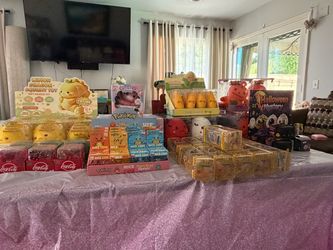 Squishy Toy Lot – Pokemon, Corn, Banana & More