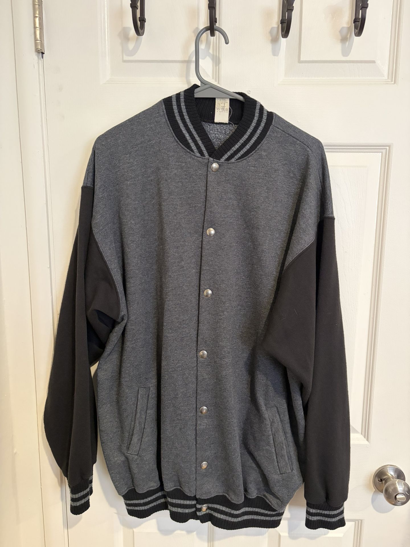 49ers Grey Lettermen Jacket XL