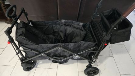 VEVOR Folding Wagon Stroller Cart Black