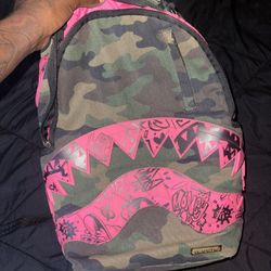 Camouflage Spray Ground Bape mouth bag