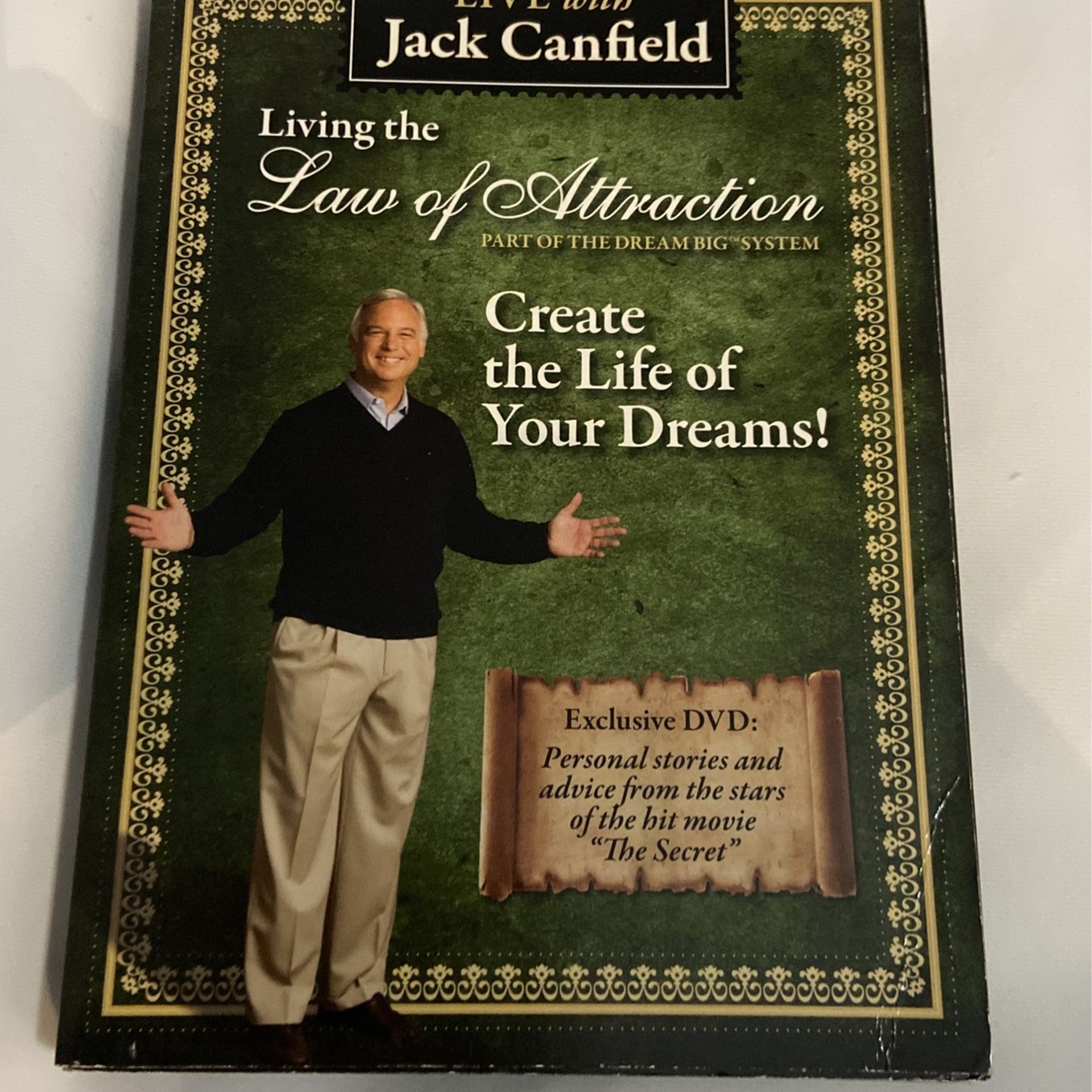 Jack Canfield Living The Law Of Attraction 3 Disk DVD Set