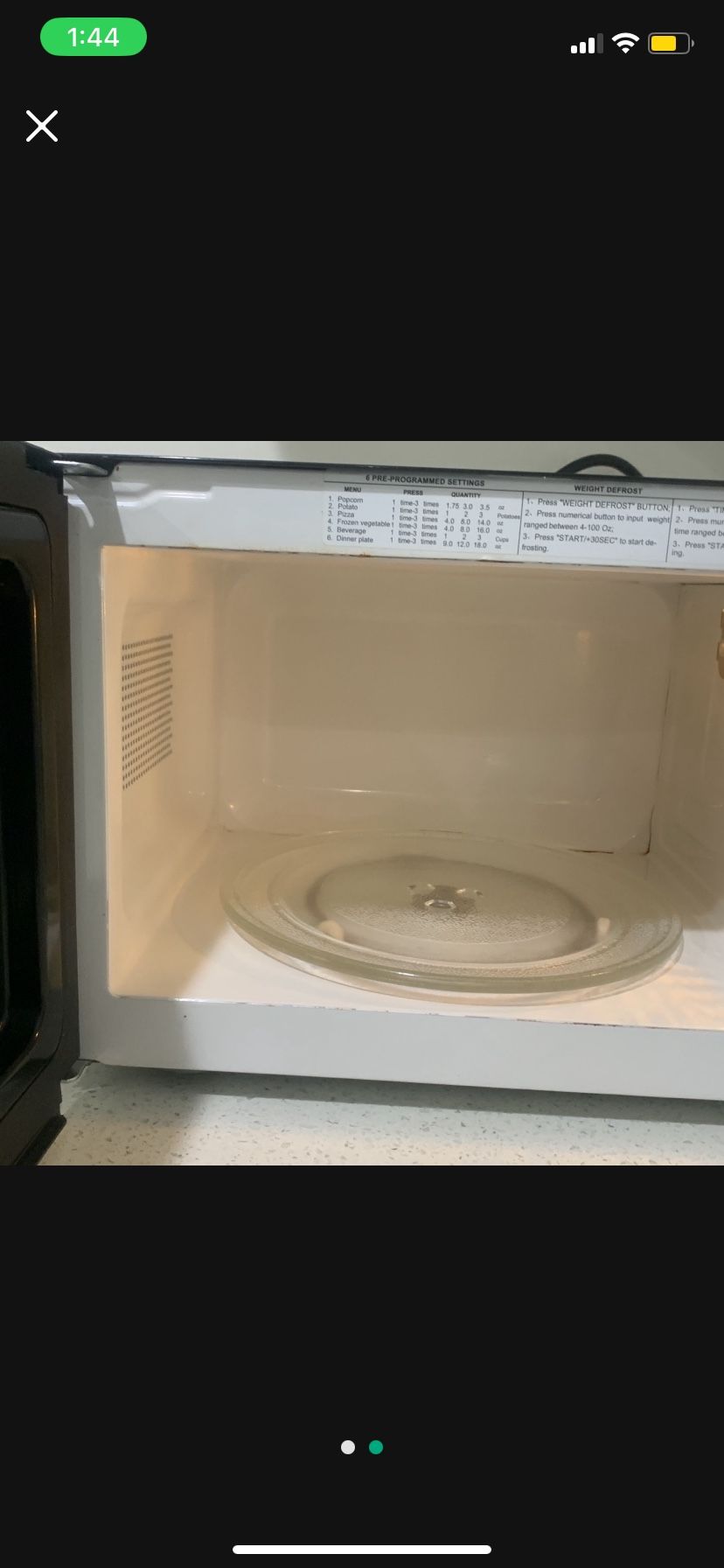 Black Microwave 