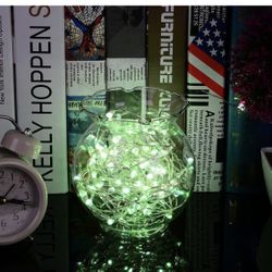 Green  Brand new 33ft 100 LED String Christmas led Lights 30V Plug in Fairy Lights Waterproof 8 Modes 