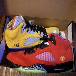 Jordan 5 “What The”    Size 10