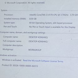 Dell Inspiron 3847 Desktop Computer