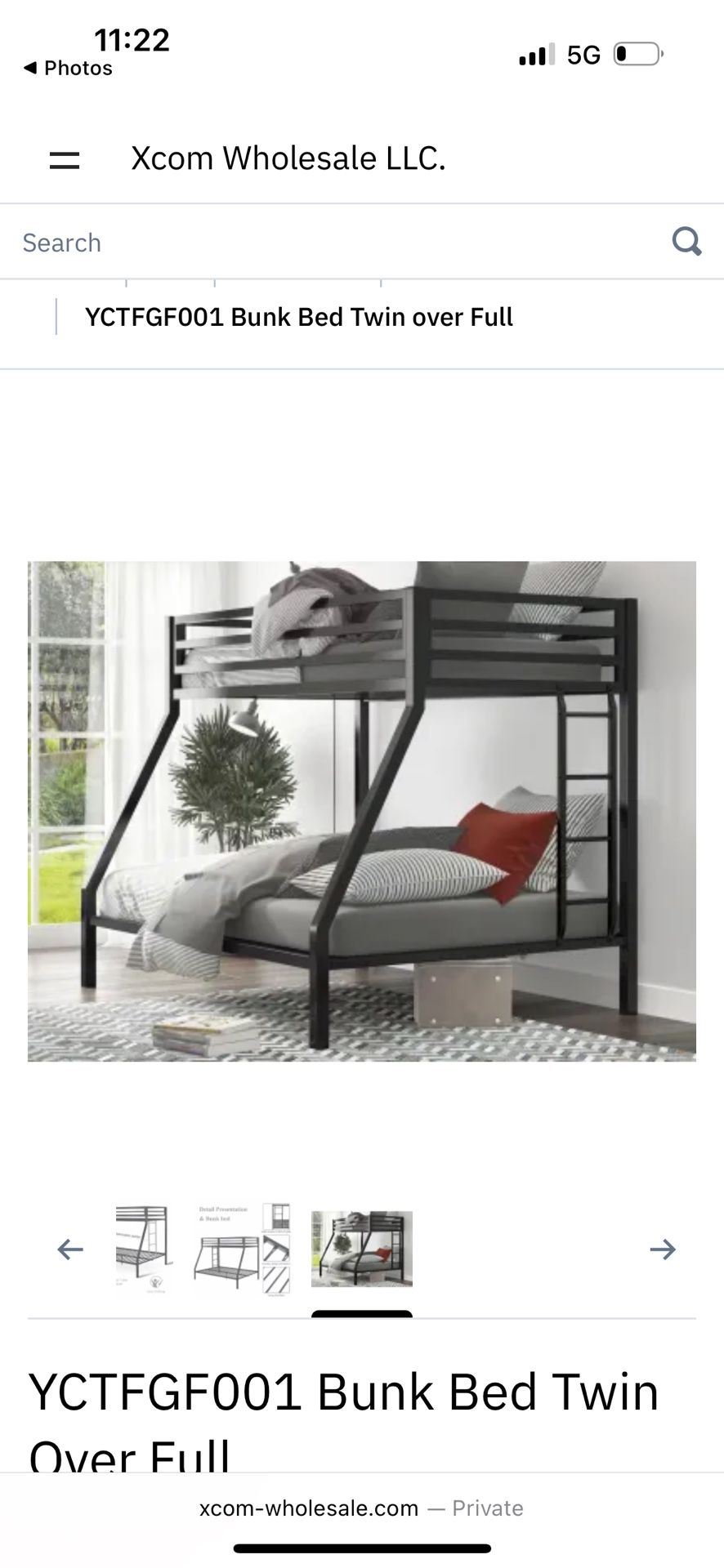 Brand New Near Opened Or Used Bunk bed 