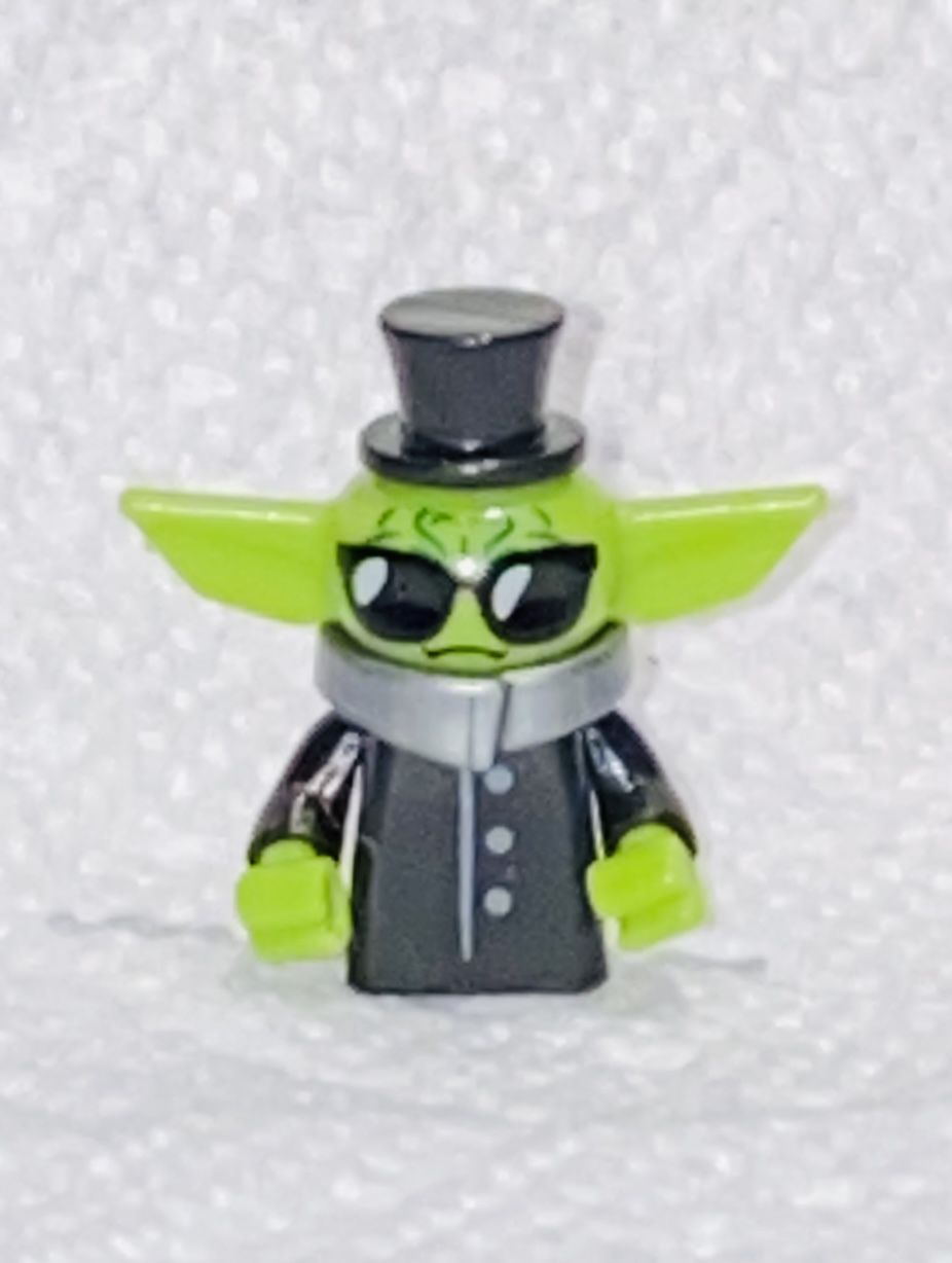 Grogu The Child Baby Yoda New Year In Tuxedo Compatible Lego Mini Figure