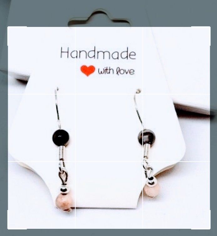 S925 or Stainless Steelhooks, Pierced Earrings