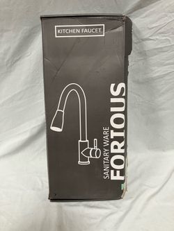 Pull-Down Kitchen Faucet – Brushed Stainless Steel – New Open Box