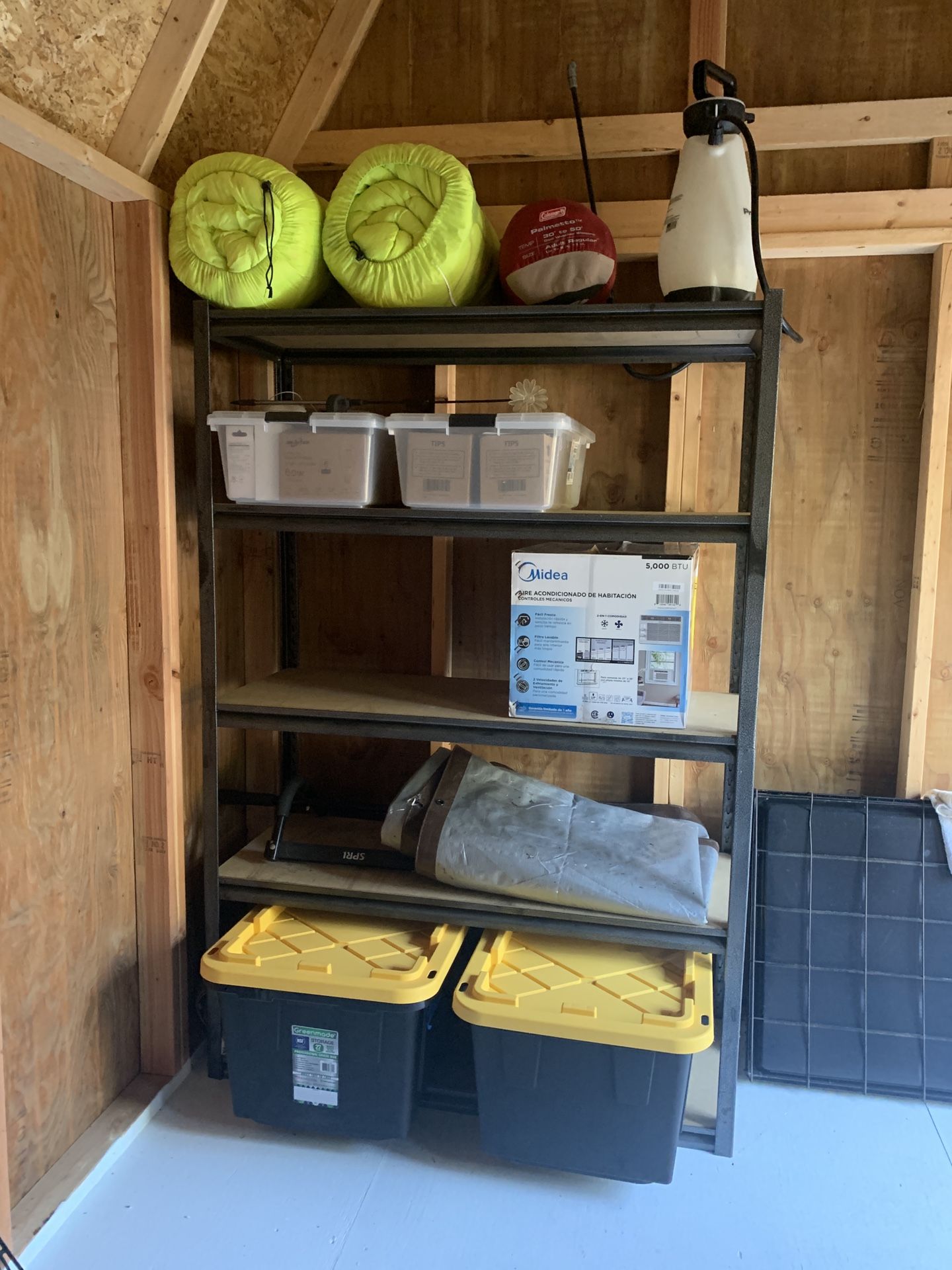 Shelving.