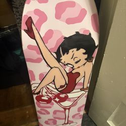 Brand New Betty Boop Skate Deck With Wall Mount New