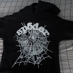 black and white spider hoodie 