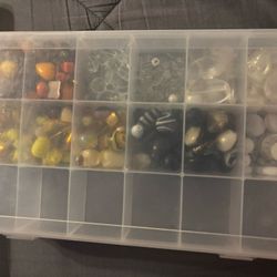 multicolor glass beads