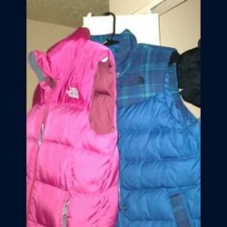 North Face Puffer Vest $100 each