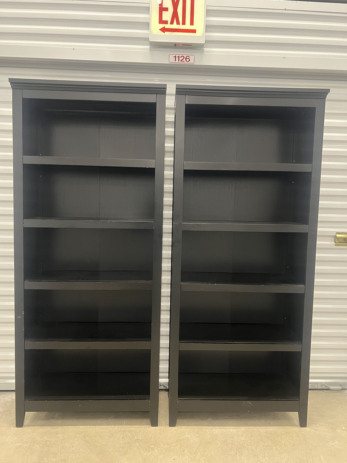 Black, set of Bookcases
