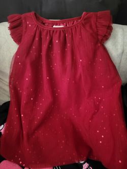 Beautiful Red Dress W Sequences 